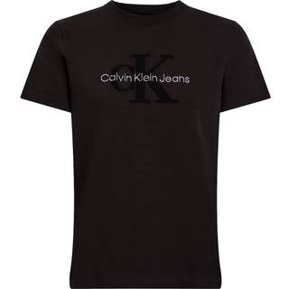 Chenille Monogram T-shirt - Black - XXS
