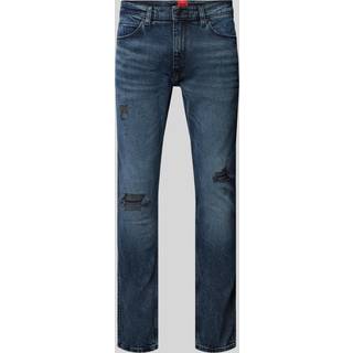 HUGO 734 Extra Slim Jeans Light Wash Navy