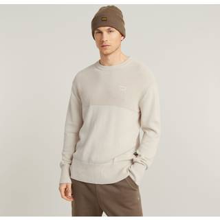 G-Star Raw Fisherman Knit Jumper Beige