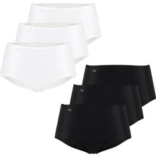 Sloggi 3-pak 24 7 Microfibre Midi Briefs - Black - 38