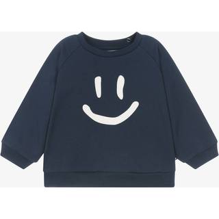 Molo GOTS Disc Sweatshirt Oceanic 80 cm  Marineblå  80 cm  Unisex