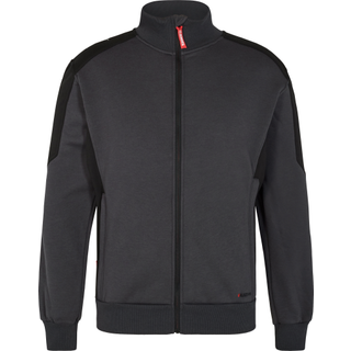 ENGEL Galaxy Sweat Cardigan med krave Antrazitgrå/Sort 8830-233 XS