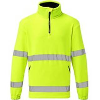 Portwest F302 Hi-Vis fleece med 1/2 lynlås Gul 3XL