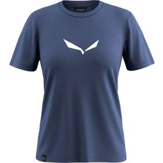 Salewa Women's Solid Dri-Release S/S Tee T-shirt Damer størrelse 46 farve blå