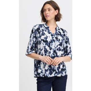 Oline Bluse, Crown Blue AOP, L