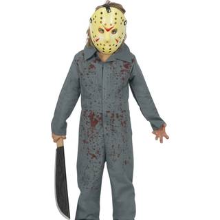 Blutiges Killer Psycho Kinderkostüm mit Maske L / 7-9 Jahre