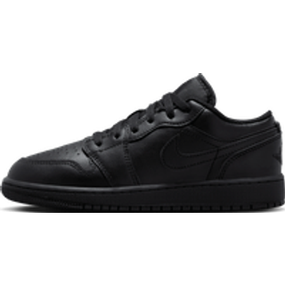 Air Jordan 1 Low-sko til større børn - sort - 36