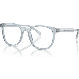 Prada Mand PR A15V 19T1O1 Optiske stel Acetat Blå Transparent Pantos Normal