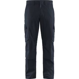 Blåkläder 1448 Industri Buks med knælommer stretch / Industri Arbejdsbuks med knælommer stretch - D84 - Mørk Marineblå/Sort