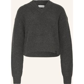 Sweater Calvin Klein Jeans Chunky V-Neck Sweater Gray S - Gray - S