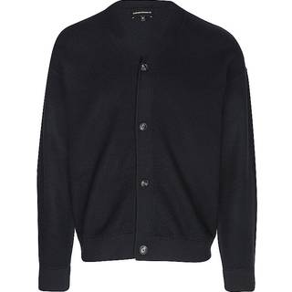 EMPORIO ARMANI Herren Cardigan blau unifarben