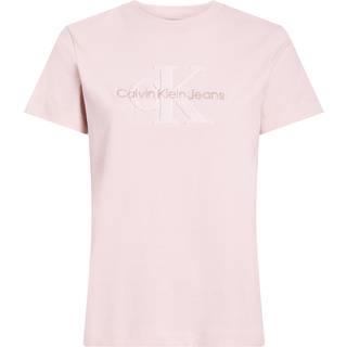 Chenille Monogram T-shirt - Pink - XS