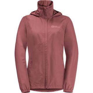 Jack Wolfskin Women's Stormy Point 2-Layer Jacket Red Ochre, XS