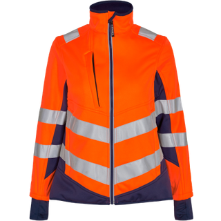 ENGEL Safety dame softshelljakke Orange/Blue ink 1156-237 3XL