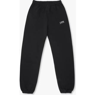 Organic Fitted Sweatpants, Black, M
