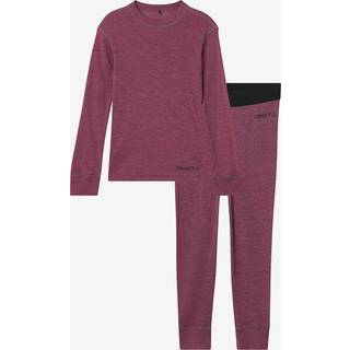 CORE Wool Merino Set Jr - Pink