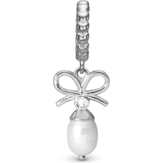 Christina Jewelry Celebrate Sløjfe sølvcharm til læderarmbånd på 6 mm
