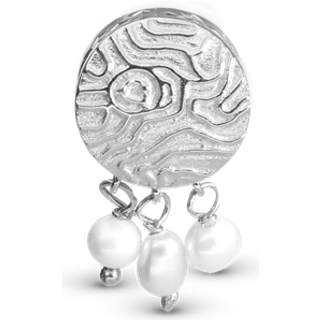 Christina Jewelry Dazzling imprint sølvcharm til læderarmbånd på 6 mm