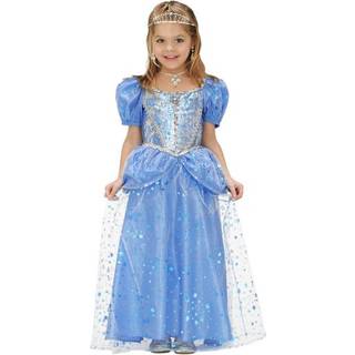 Blaue Eisprinzessin Kinderkostüm S/128