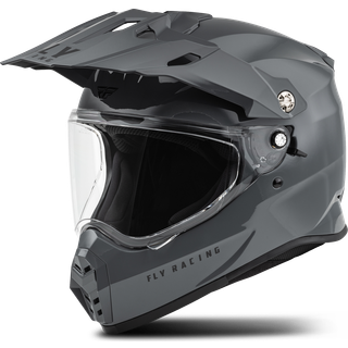 Fly Racing Trekker Solid hjelm - Grå 73-7035L