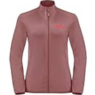 Jack Wolfskin Women's Kolbenberg Fullzip Fleecejakke Damer størrelse XL farve brun