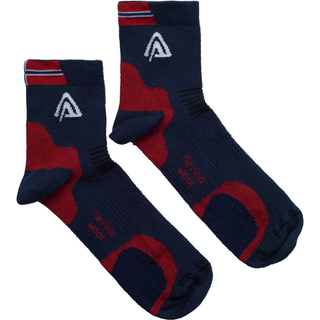 Aclima Running Socks 2-Pack Blue/ Red/ White, 36-39