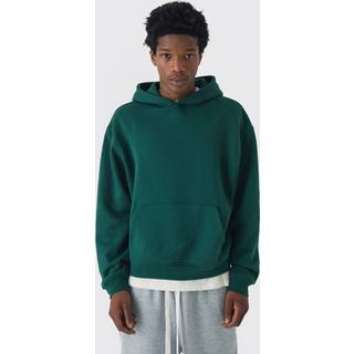 Mens Forest 330GSM Oversized Boxy Basic Hoodie