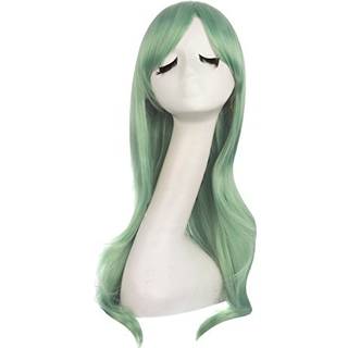 MapofBeauty 28 """" 70 cm langt kr?llet h?r ender kostume cosplay paryk (gr? gr?n)