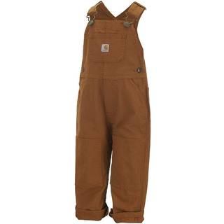 Carhartt Baby-Boys spædbarn vasket ænderbib samlet brun 24 mo.