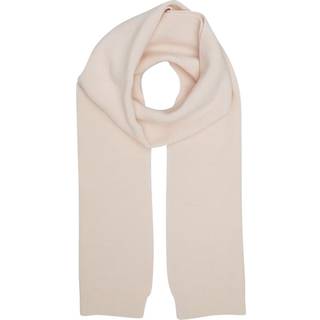 Merino Wool Scarf Ivory White (One Size)