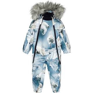 Molo Pyxis Baby-Flyverdragt Polar Bear Joy 80 cm  Blå  80 cm  Unisex