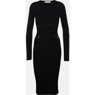 Max Mara Knitted midi dress - black - XL+