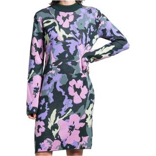 DEDICATED Women's Dress Lo Pepita Cats Kjole Damer størrelse L farve kulørt