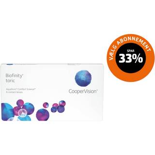 Biofinity Toric Toriske / Astigmatiske Månedslinser