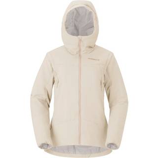 Norrøna Women's Møre Thermo60 Aero200 Jacket Syntetisk jakke Damer størrelse S farve beige