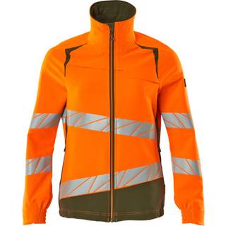 MASCOT ACCELERATE SAFE arbejdsjakke, hi-vis orange/mosgrøn - XL