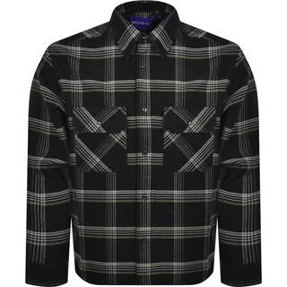 HUGO Blue Ebolt Oversized Overshirt Black