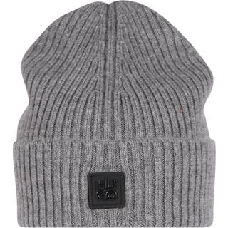 HUGO Xola Metal Wool Beanie Grey