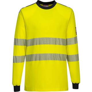 WX3 flammehæmmende hi-vis T-shirt - Gul/Marine (Størrelse: XXXL)