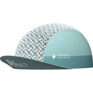ABUS Race Cap Cykelreservedel, Porto Blue M/L, Antibakterielt Svedbånd, Hurtigtørrende Polyester-Bomuld, 56-61 cm