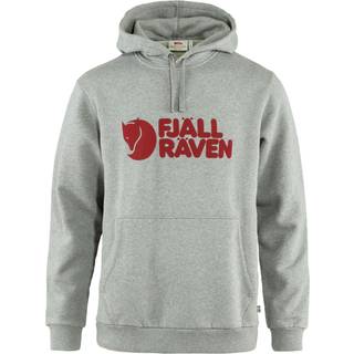 Fjällräven - Logo Hoodie M Grå-Melange Herre S Ribejagtogfikseri.dk