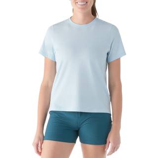 Smartwool Women's Perfect Crew Tee Merino-shirt Damer størrelse L farve grå