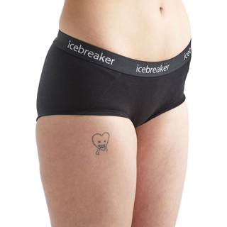 Icebreaker Women's Sprite Hot Pants Black, Black/Black, XS