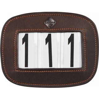 Lemieux Unisexs sadelnummer Holder Square Distressed Brown Competiton One St?rrelse