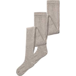 Name It Pure Cashmere Melange Rib Strømpebukser Bomuld (2-pak)