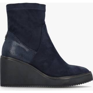 Moda in Pelle Kallie Platform Wedge Ankle Boots With Chain Detaileu41