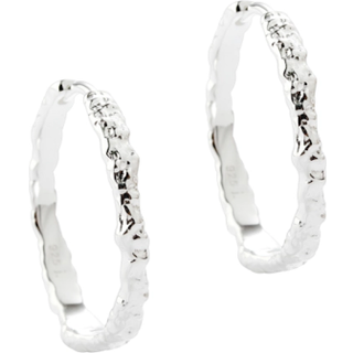 NEW MILA HOOP | 25 MM. SILVER