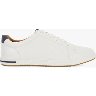 Dune London Dune London White Wide Fit Tezzy Perf Trainers