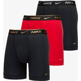 Nike 3-pak Everyday Essentials Cotton Stretch Boxer - Black/Red - Large * Kampagne *