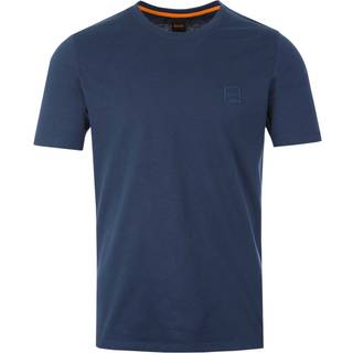 BOSS BOSS Navy Relaxed Fit Tales Box Logo T-Shirt